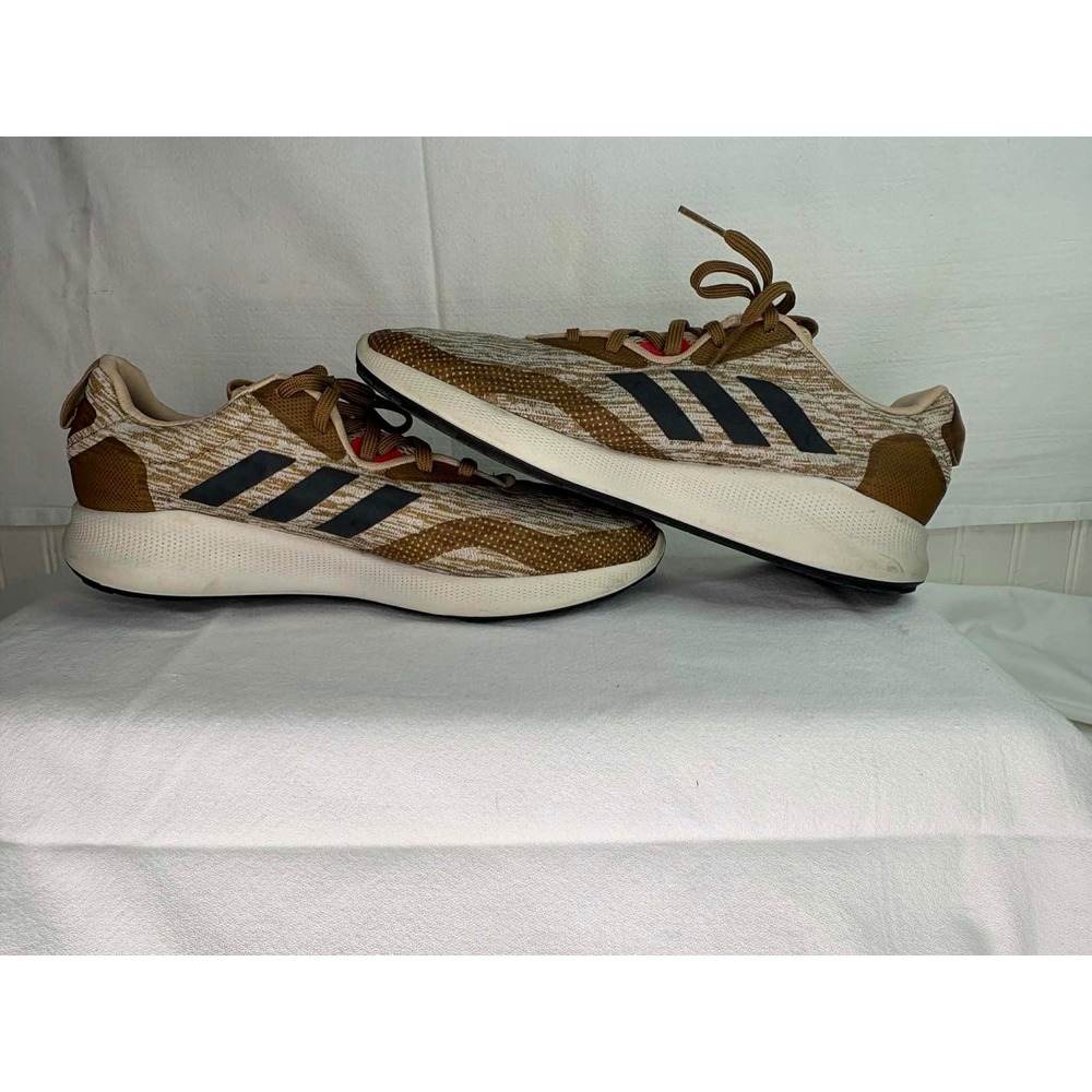 Adidas Purebounce+ Mens Running Shoes Raw Khaki Brown BC1039 Size 10